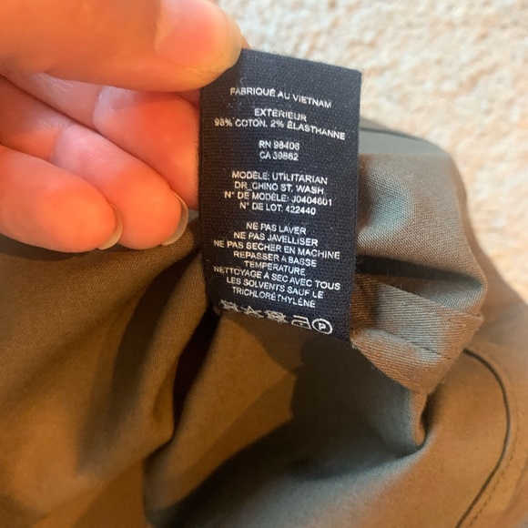 Theory olive green dress - size 00 - Picture 5 of 5